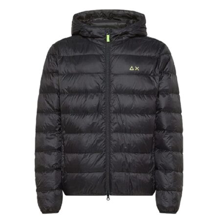 SUN68 PIUMINO IN NYLON TRAPUNTATO MOD. R44101 NERO