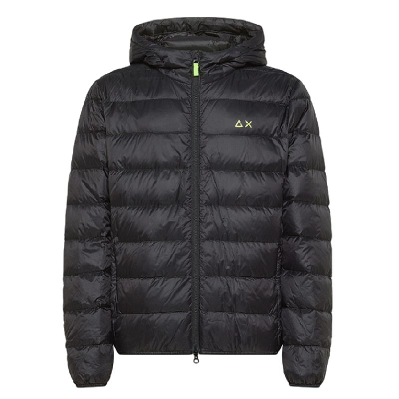 SUN68 PIUMINO IN NYLON TRAPUNTATO MOD. R44101 NERO