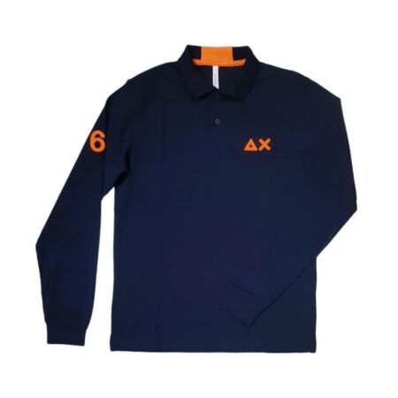 SUN68 POLO LOGO FLUO