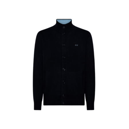 SUN68 CARDIGAN BUTTONS SOLID WARM