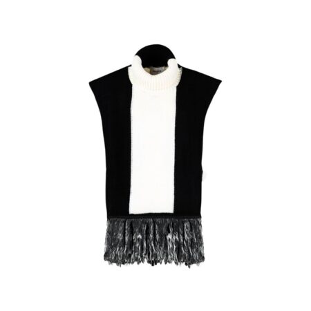 MARIUCCIA GILET CON FRANGE