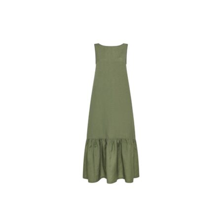 SUN68 ABITO LUNGO IN LINO