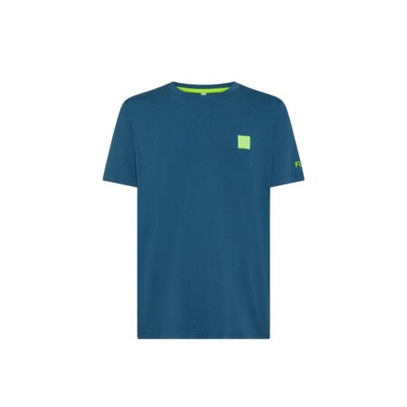 SUN68 T-SHIRT LOGO FLUO M/C