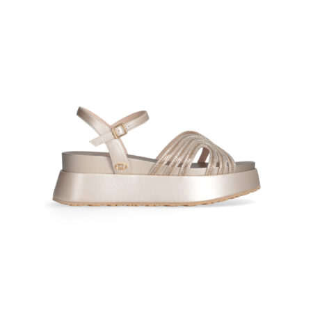LIU JO  SANDAL METALLIC MATTE