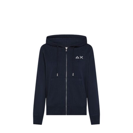 SUN68 HOODIE ZIP BASIC FLEECE