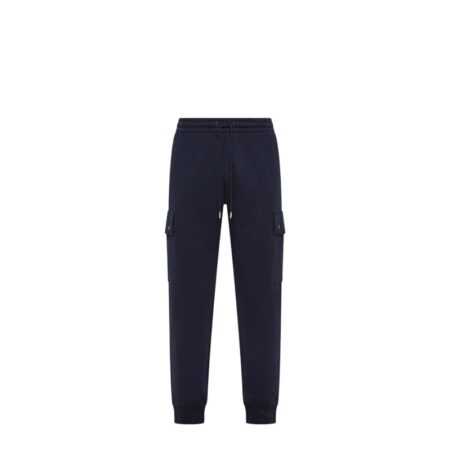 SUN68 SWEATPANTS CARGO BASIC FLEECE